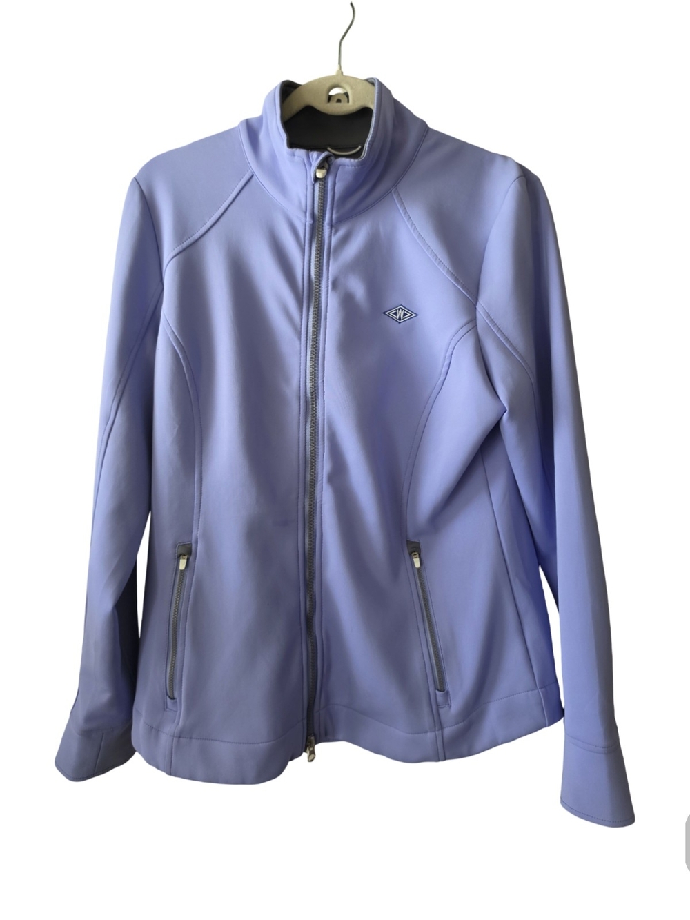 Women's Lavender Zip-Front Jacket